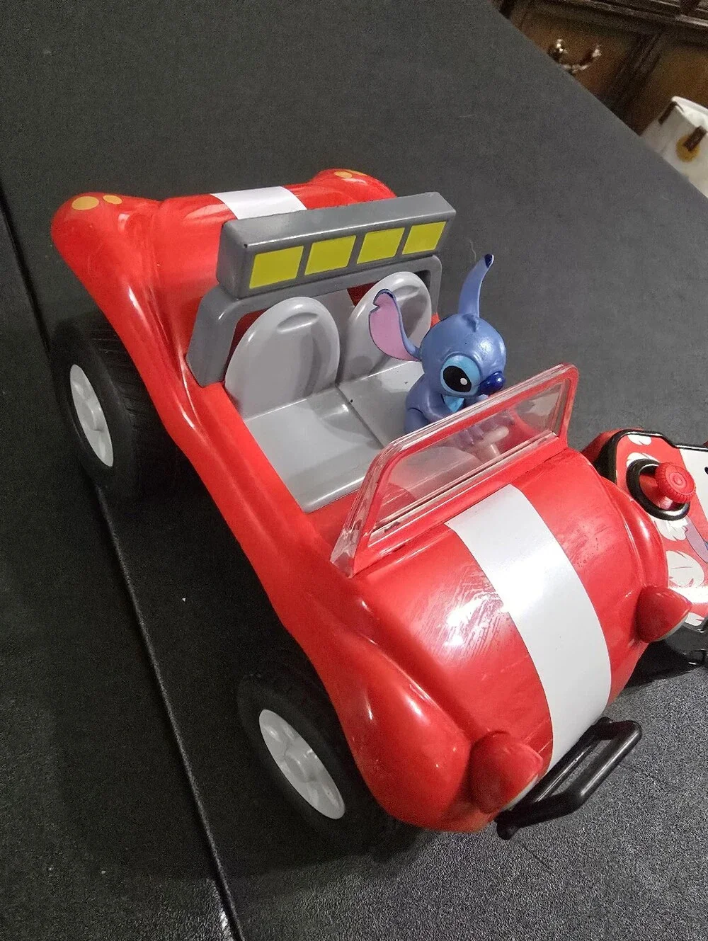 Disney Red and White Stitch Remote Control Dune Buggy